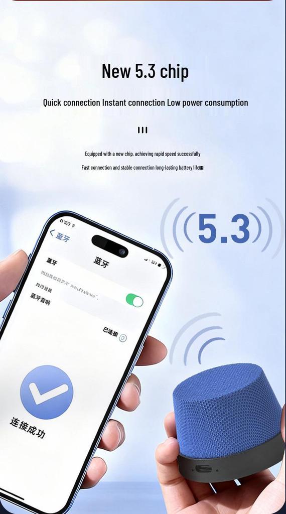Magnetic Bluetooth Mini Speaker & Phone Holder with High-Quality Subwoofer