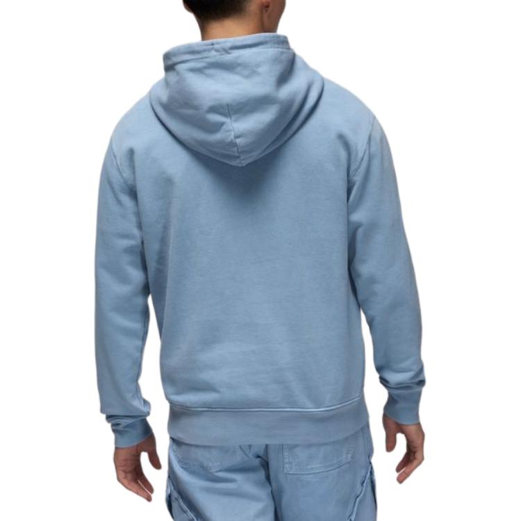 Jordan Essentials Men's Drawstring Hooded Sweatshirt 'Blue/Gray' FB7291-436