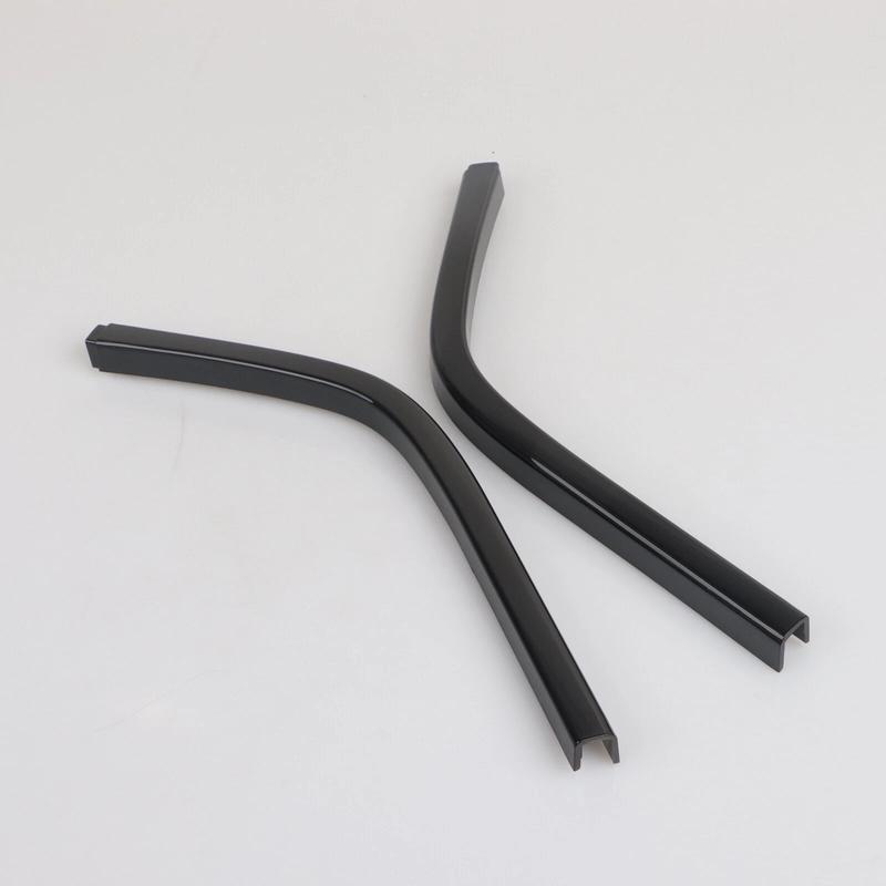 1Pair Black/Chrome Upper Fairing Trim Strips For Honda Goldwing GL1500 GL1500SE GL1500A 1988-2000 Fairing Edge Corner Cover