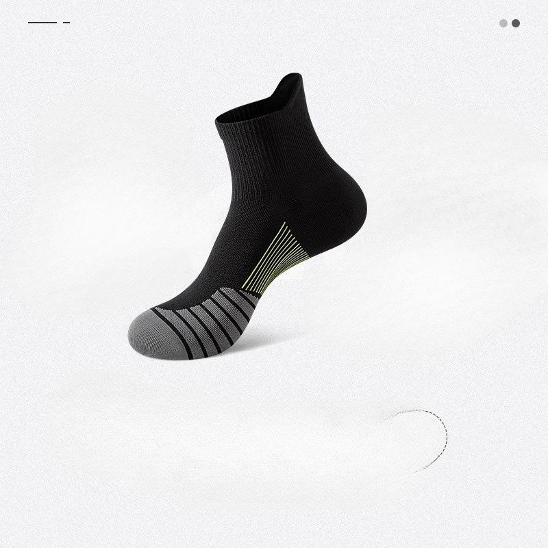 Męskie skarpety sportowe, do połowy łydki, letnie, cienkie, do biegania, do wędrówek, szybkoschnące, pochłaniające pot, oddychające, do koszykówki