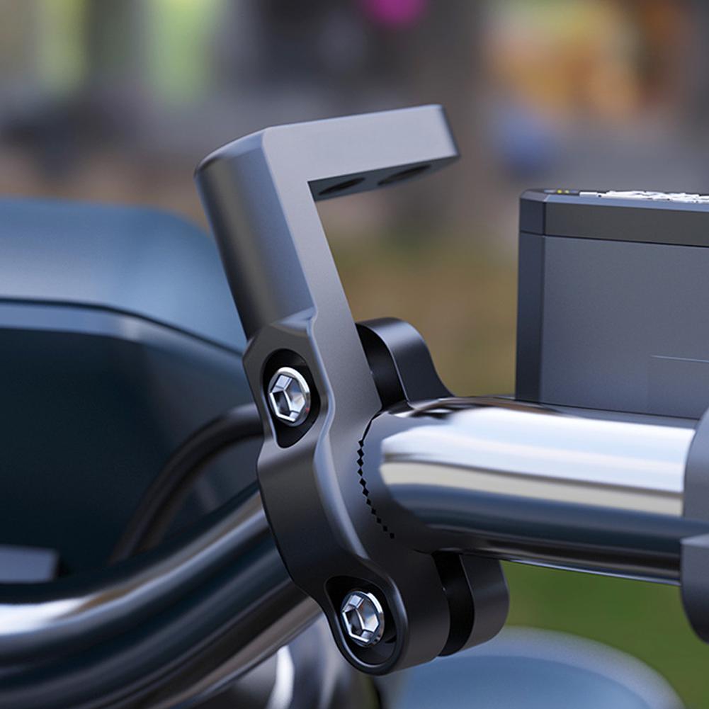 Motorcycle Electric Bicycle Rear View Mirror Bracket Mount Adapter for 22mm Handlebar Holder Clamp M6 M8 M10 Screw Hole CNC