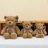 Bear Bow Tie Plush Toy Cartoon Animal Stuffed Doll Room Decoration Gift Kids