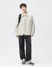 Workwear Style Shirt Jacket for Men, Spring and Autumn Loose Casual Jacket