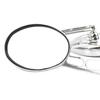 Pair Silver Motorcycle Rearview Mirror