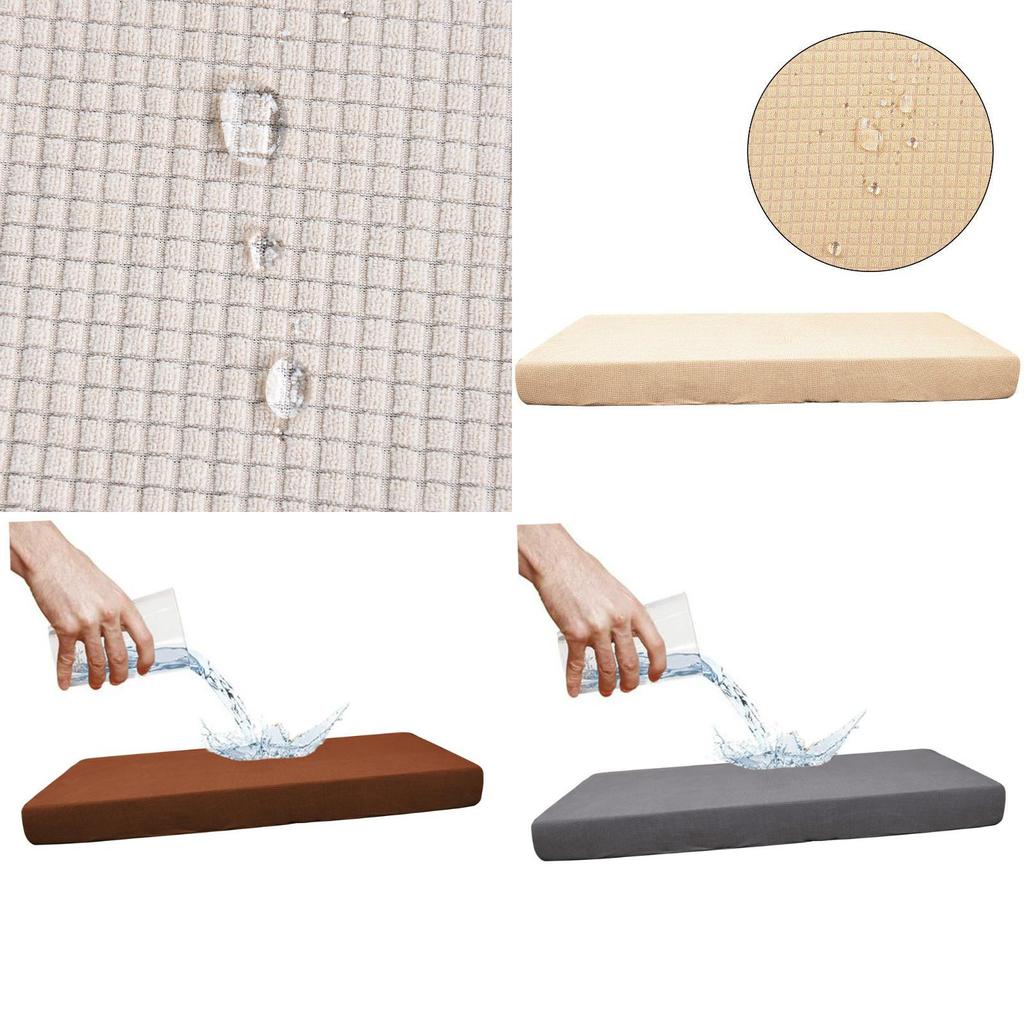Protect Your Sofa With Waterproof Stretchy Seat Cushion Cover Anti-wrinkle Material