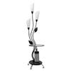 Nordic Modern Minimalist Floor Lamp with Remote Control and Coffee Table Storage for Bedroom, Living Room, or Bedside