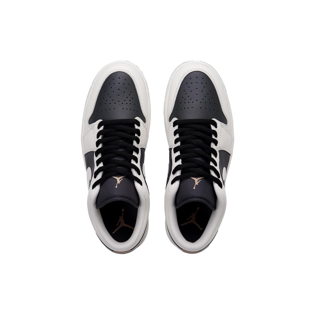 Jordan Air Jordan 1 Abrasion Resistant Abrasion Resistant Low top Vintage Basketball Shoes Unisex Black Gray IH0649-021(Team734-)