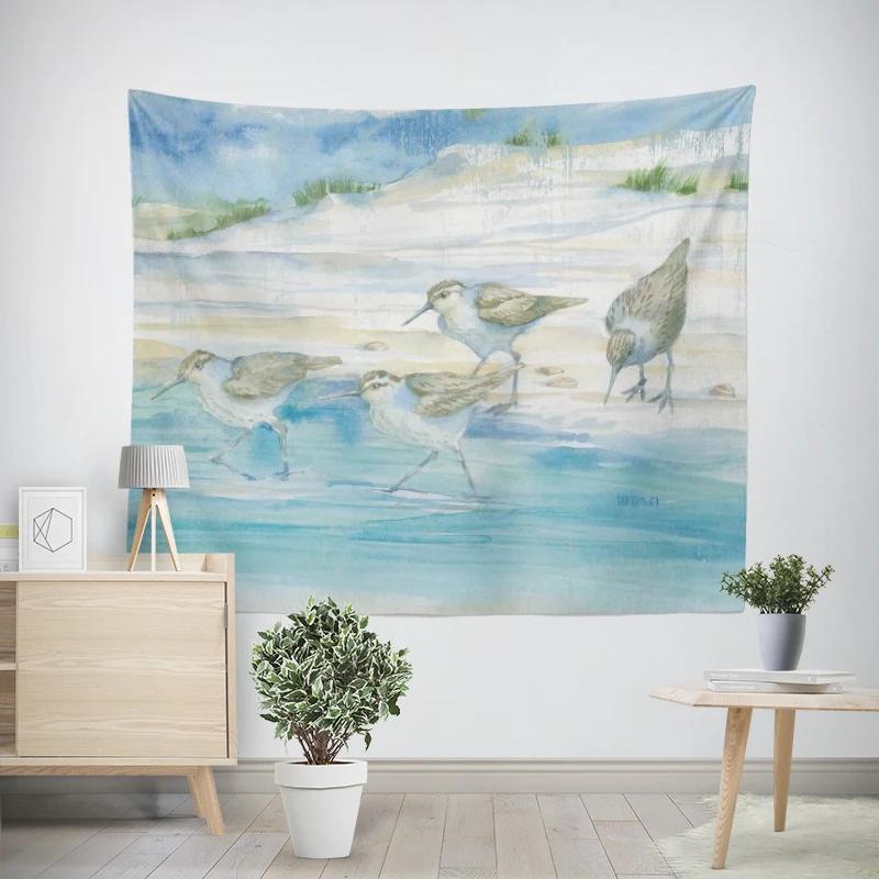 Modern Wall Decoration Aesthetics Home Hawaii Tapestry Rural Nostalgia Hanging Large Fabric Autumn Bedroom Hanging Fabric