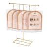 Nail Art Display Shelf False Nail Display Photo Stand Wearing Nail Display Cards Dustproof Bag Storage Nail Display Storage Tool