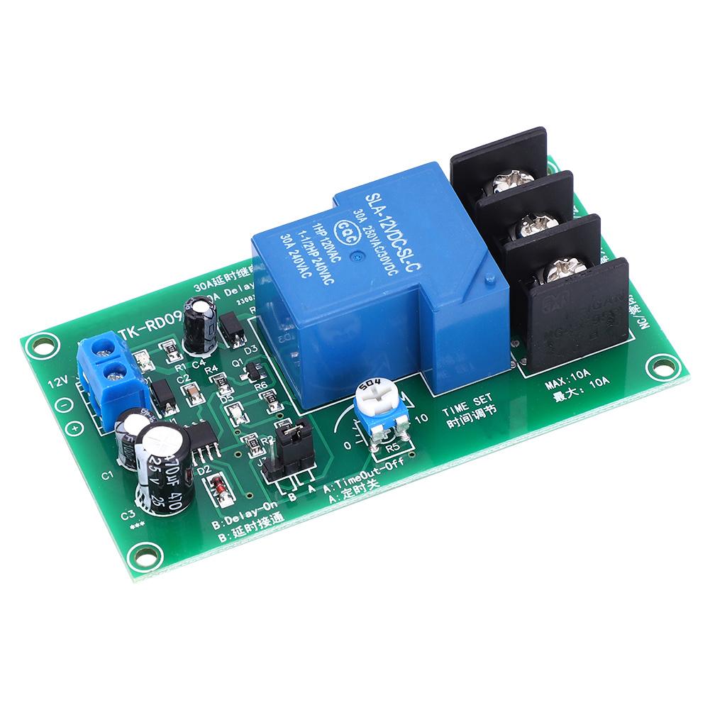 Delay Relay Module High Accuracy NONC Timer Switch Electrical Supplies 200s DC12V