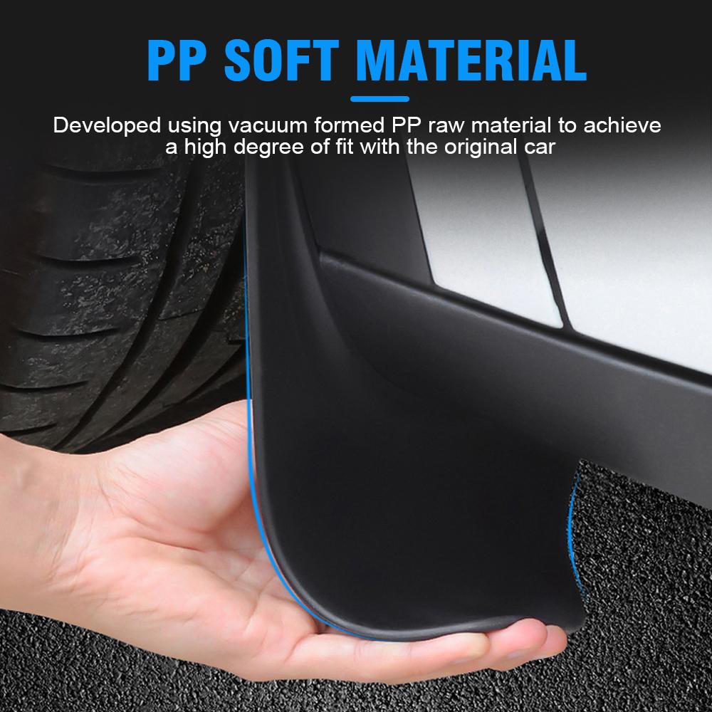 1Set MudGuards For Tesla Model Y 2020 2021 2022-2024 Front Rear Wheel Mud Flaps Fender Auto Protector Accessories