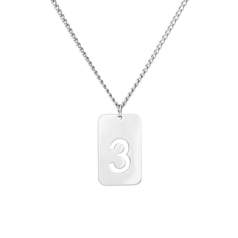 Arabian Military Brand Digital Necklace Men's and Women's Trendy Necklace