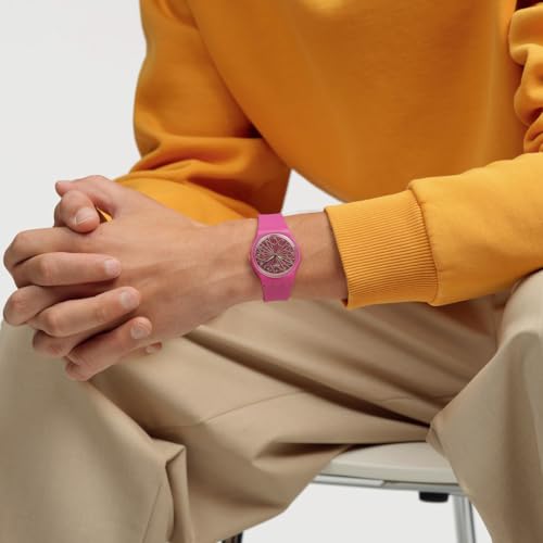 Swatch FANTASTIC FUCHSIA Wristwatch SO28P110 Pink