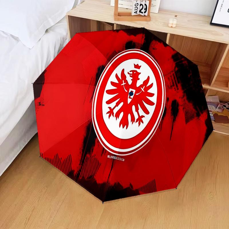 Eagle Crest Frankfurt Emblem Automatic Folding Umbrella - 8-Rib Travel Umbrella with Auto Open/Close & Portable Gifts for Holidays or Birthdays