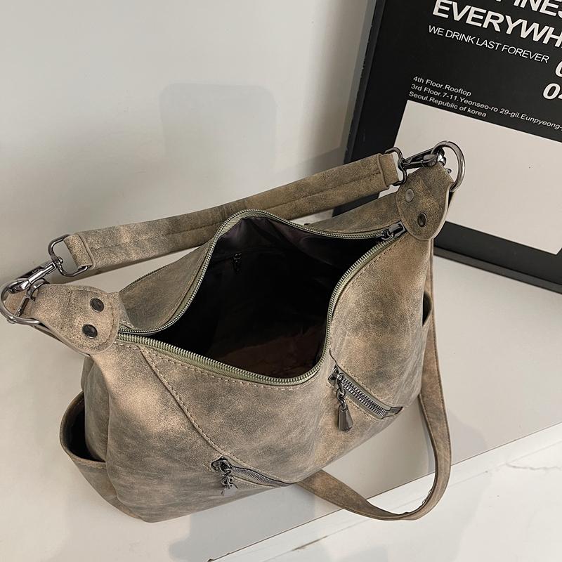 Damen PU Schultertasche Tragetasche Trendige Crossbody-Tasche für den täglichen Gebrauch, die Arbeit und Freizeit