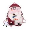 3 Piece School Backpack Set for Students Large Capacity Oxford Cloth Schoolbag with Shoulder Strap and Pencil Case