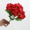 Dyed Edged Fake Flower Ball DIY Floral Materials Hydrangea Artificial Flowers  Photography Props