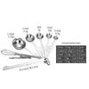 Stainless Steel Measuring Cups and Spoons Set for Baking and Cooking