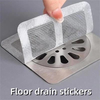 Disposable Drain Cover Hair Filter Sticker Kitchen Bathroom Floor Sink Clog Prevent Mesh Anti Insect
