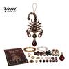 Spiritual Jewelry Making Supplies 12 Zodiac Blessing Beaded Ornament DIY Kit, Beginner Friendly Sign Mother Daughter Craft Projects Beading