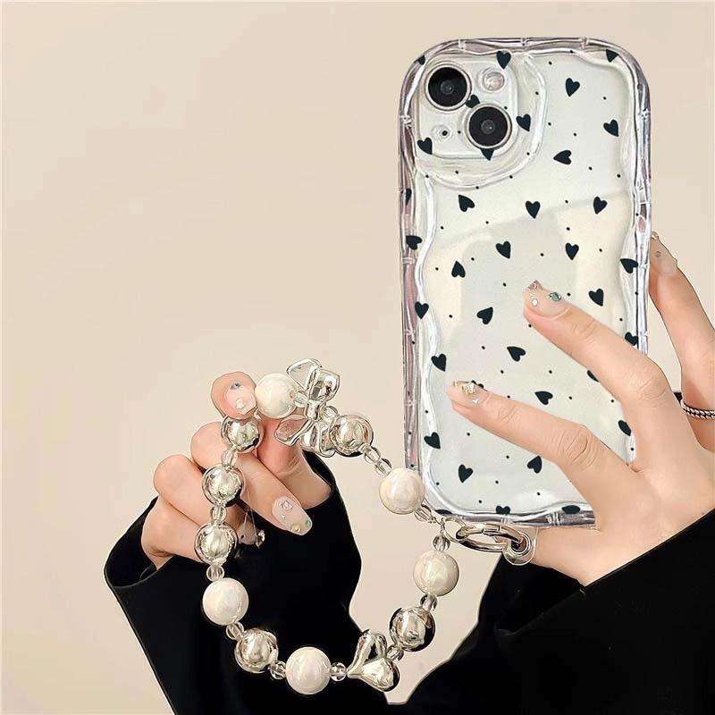 Love Heart Bracelet Case for Samsung Galaxy A55 A54 A15 A35 A24 A14 A34 A25 A53 A33 A32 A52 S24 Ultra S22 S21 Plus S20 S23 FE