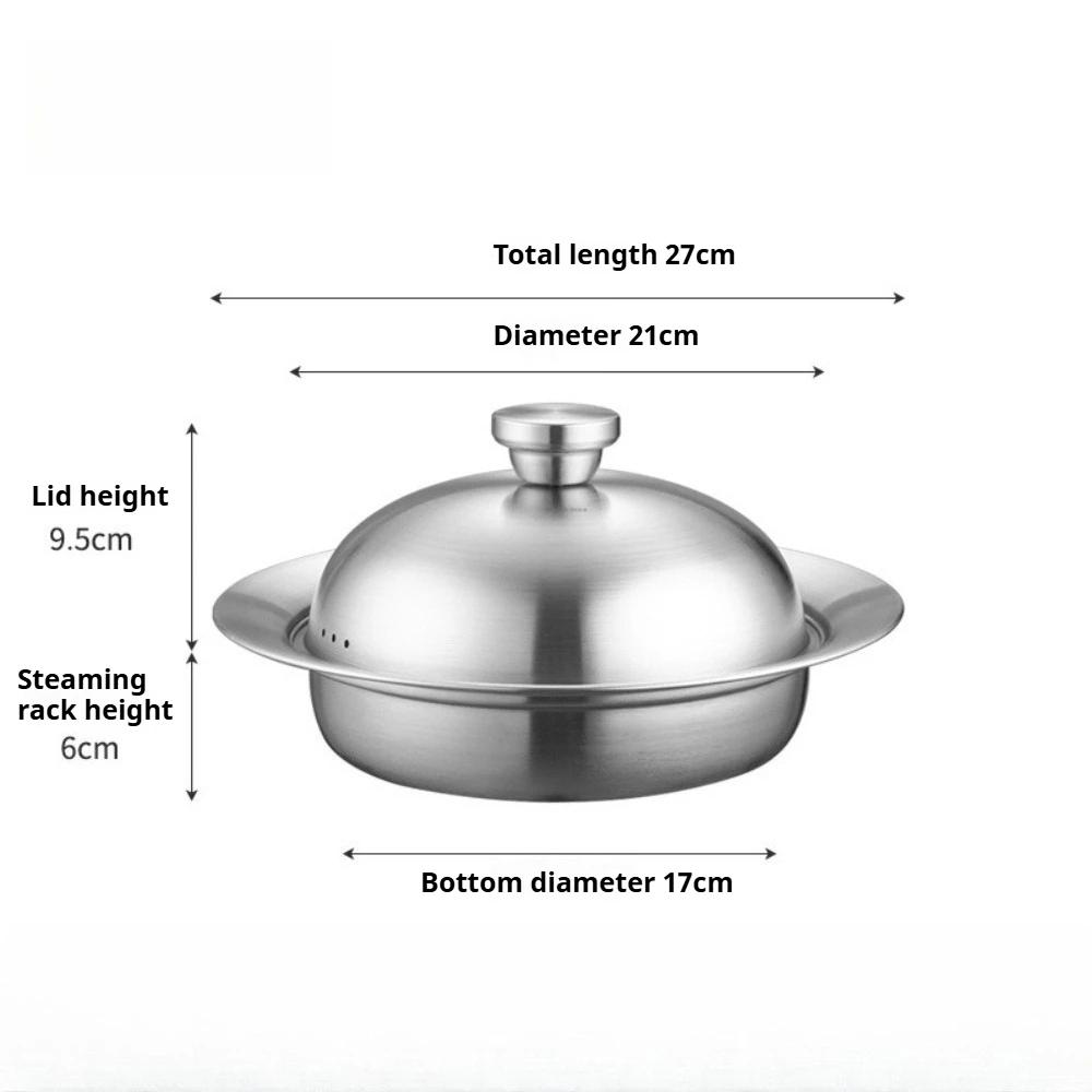 Food Steam Tray Stainless Steel Flying Saucer Rustproof Multifunctional Steam Plate Noddle Drainer for Pot Kitchen Supplies