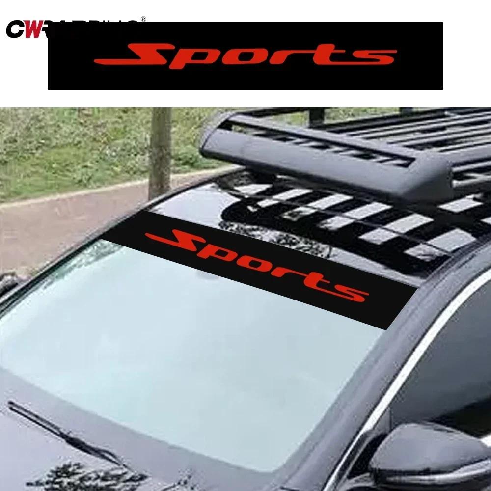 Car Front Windshield Decal Self-Adhesive UV Protective Anti-Scratch Durable Decorative Stickers for Car Personalized Accessories