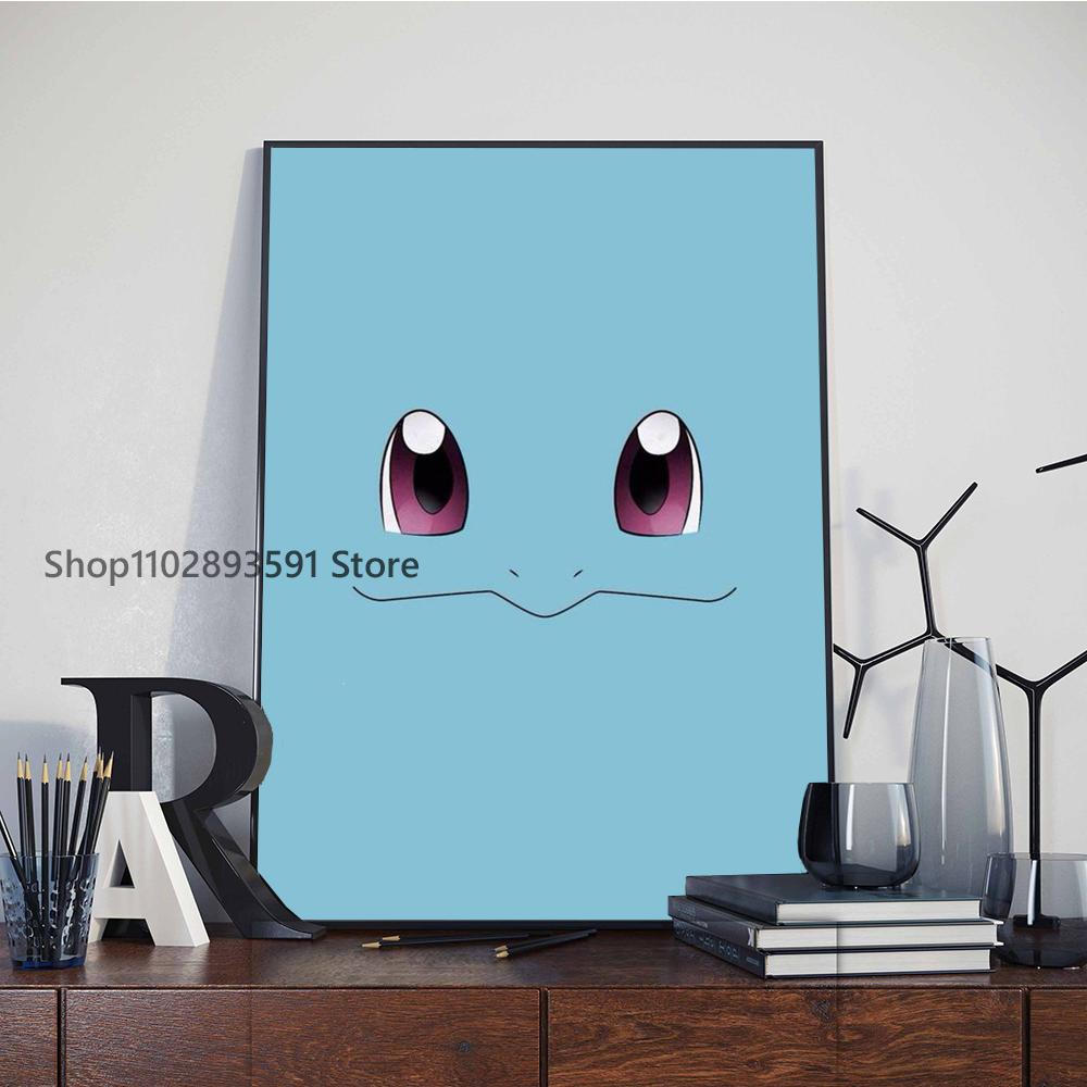 1pc Pokemon Poster Paper Print Home Bedroom Entrance Bar Cafe Art Painting Decoration