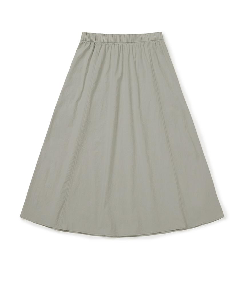 Snow Peak Apparel Cooling Root Flare Long Skirt (S25Mwrsk61) Fog Gray