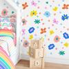 Cartoon Flower Wall Stickers Self Adhesive Kids Room Kindergarten Wall Decor Decals