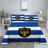 3-teiliges FC Beitar Jerusalem Bettwäscheset Israel Fußball Bettset Einzelbett Twin Queen King Size Komplettes Set Bettwäsche Bettzeug für Kinder