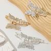 Luxurious Sparkling Diamond Butterfly Hair Clip – Stylish Alloy Claw for Hair Bun