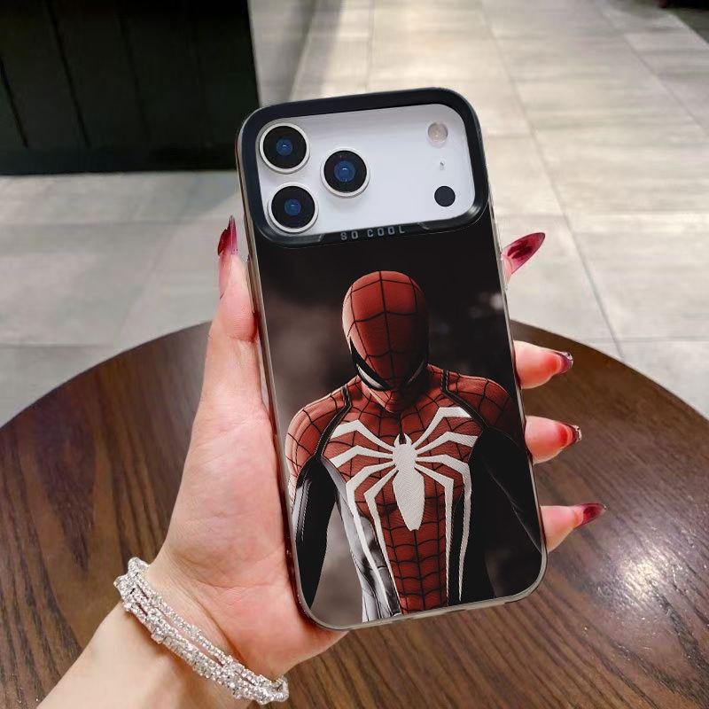 Spider-Man Fashion Phone Case for iPhone 13/14/16pro/15pro/17 and Apple 16promax