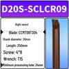 CNC 95° Spring Steel Internal Hole Lathe Tool, D20S-SCLCR09 Boring Bar Holder, 250/300/400 Tool Holders