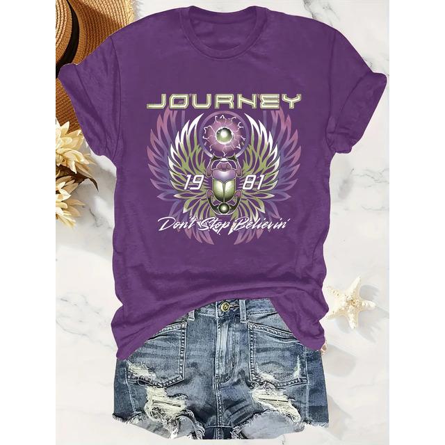 Camiseta Estampada Don t Stop Believin De Journey 1981 XL