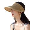Summer New Hat Women's Empty Top Lafite Straw Hat Outdoor Travel Sun Hat Showing Face Small Sun Hat