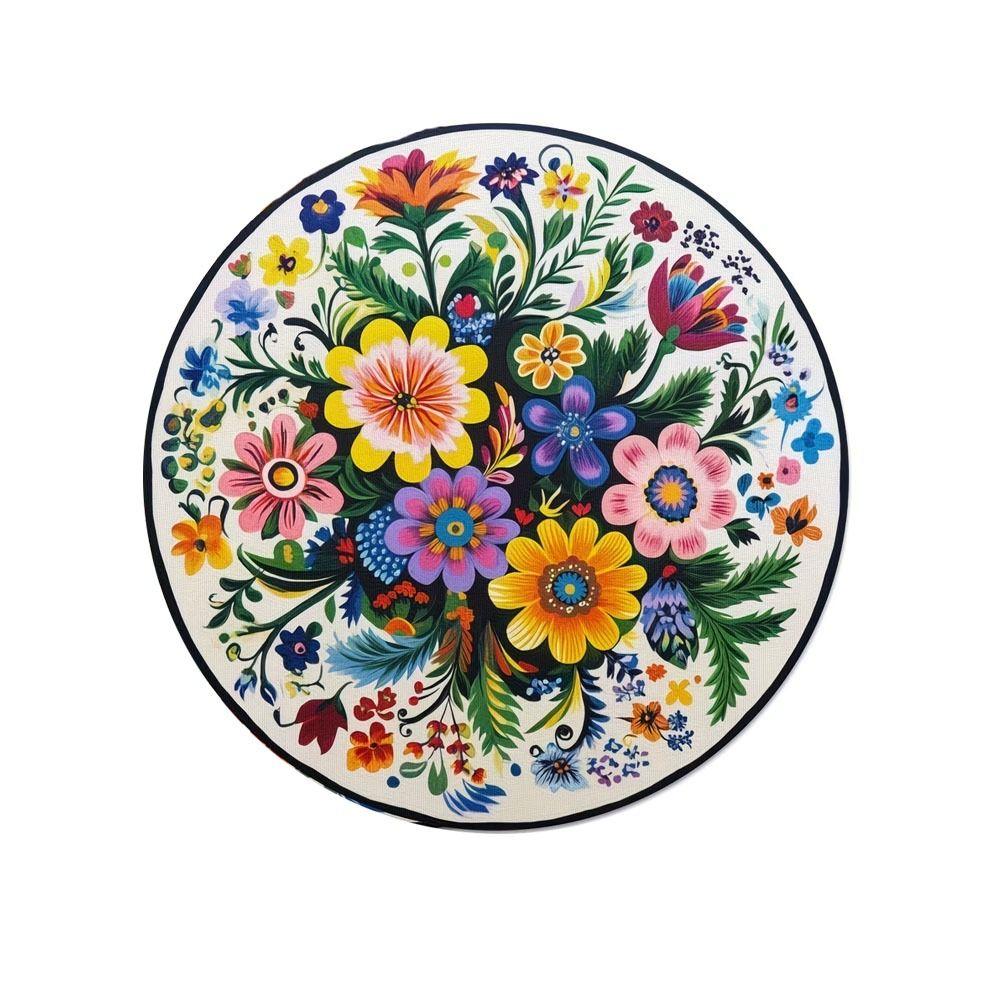 Heat Resistant Petal Round Mat Round Shape Heat Resistant Placemats  Tea Party