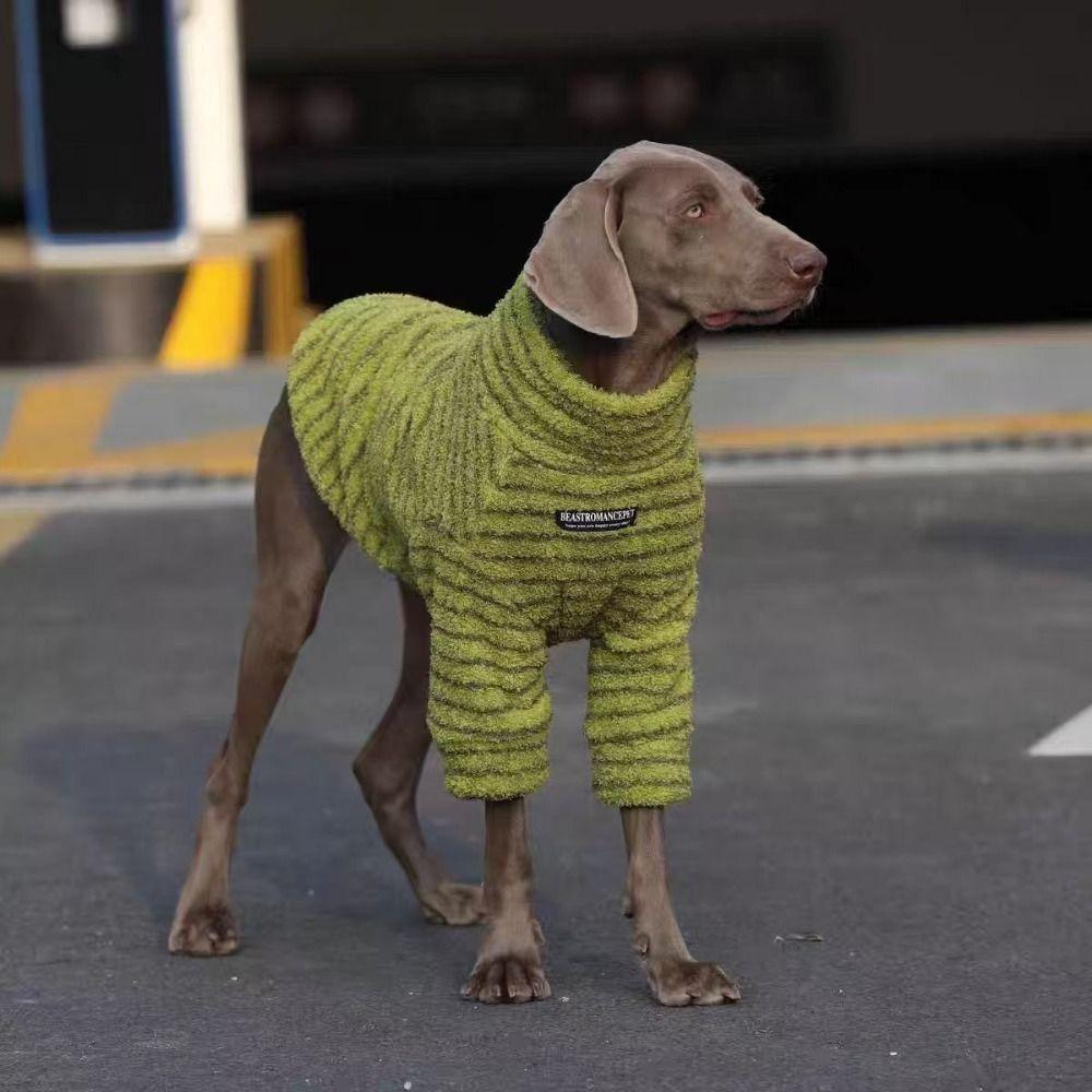 Winter Warm Dog Sweater Thickened Dog Two-Leg Tops Comfortable Fit Dog Jumper  Medium Large Dogs
