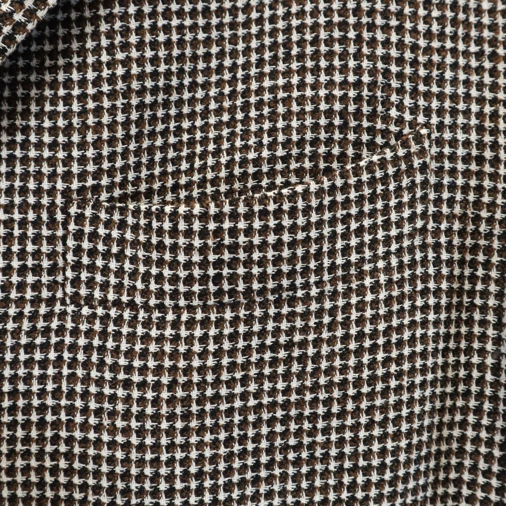 THE GIGI DON'T LOOK BACK Made In Italy Wool Blend Houndstooth Tailored Jacket Men's Used