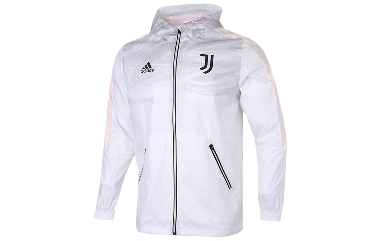 Adidas Jackets Men s White Hooded Moderate Other GQ2537 S