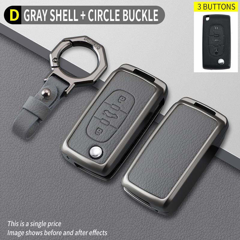 Compatible Peugeot B Model Elephant Grey Key Holder