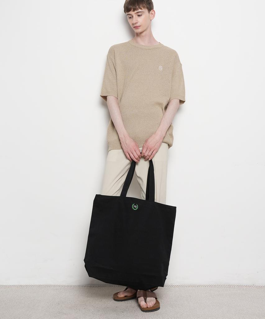The-Abon Unisex Canvas Square Big Tote Bag Red
