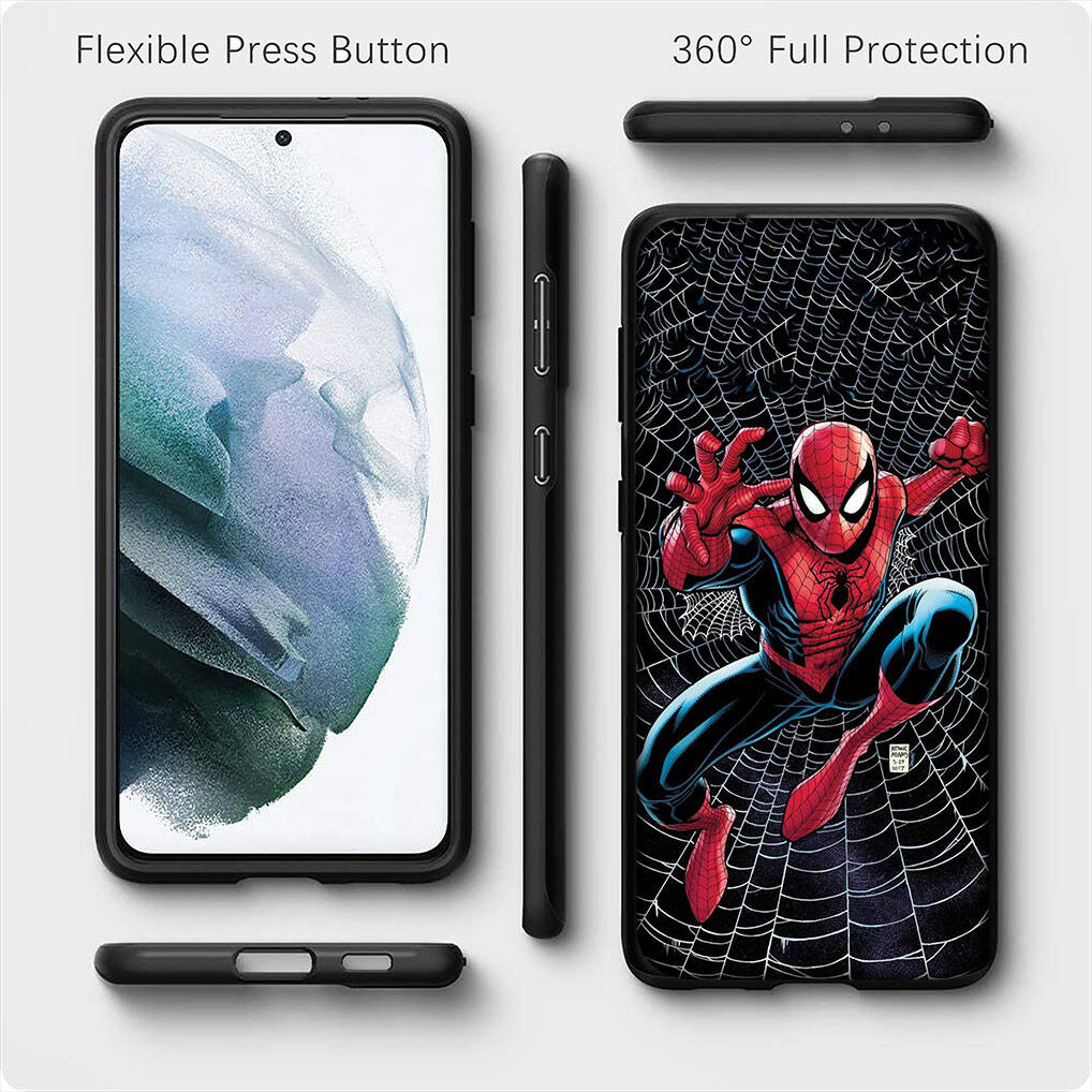 For iPhone 17 15 Xiaomi Poco F7 F8 X7 X6 C85 C75 C71 M8 Redmi Note 14 13 12 11 Pro Max 14C 13C 15C A3 A4 Phone Case Comics Spider Man Marvel Spiderman