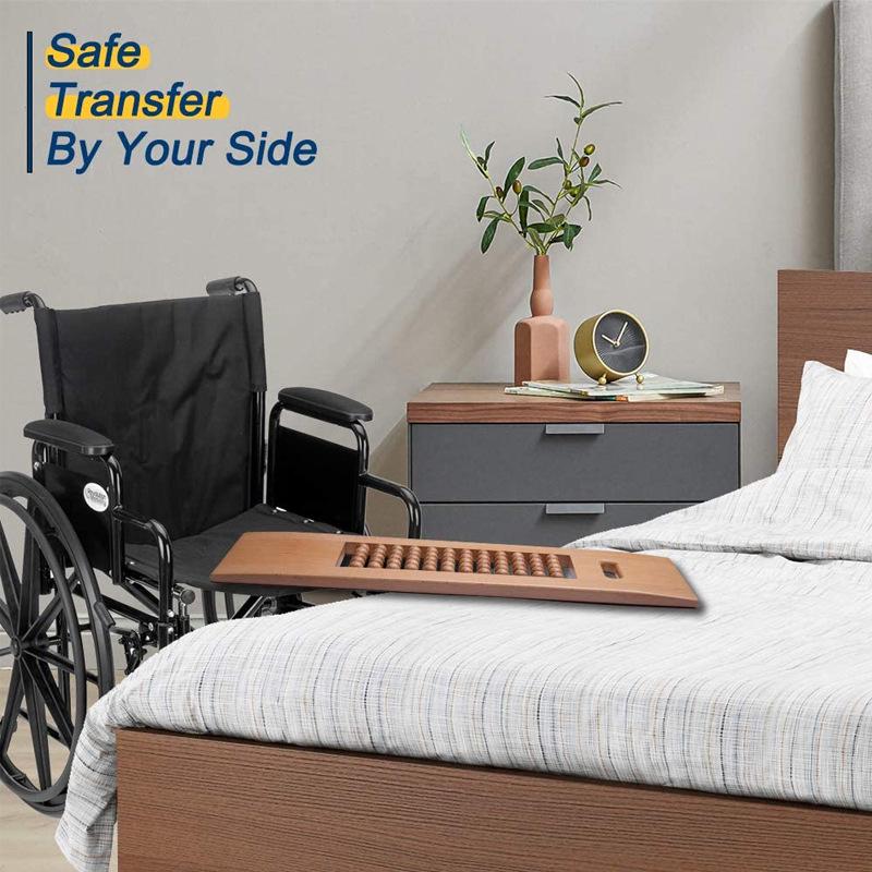 Solid Wood Transfer Board for Wheelchair and Bed Assistance