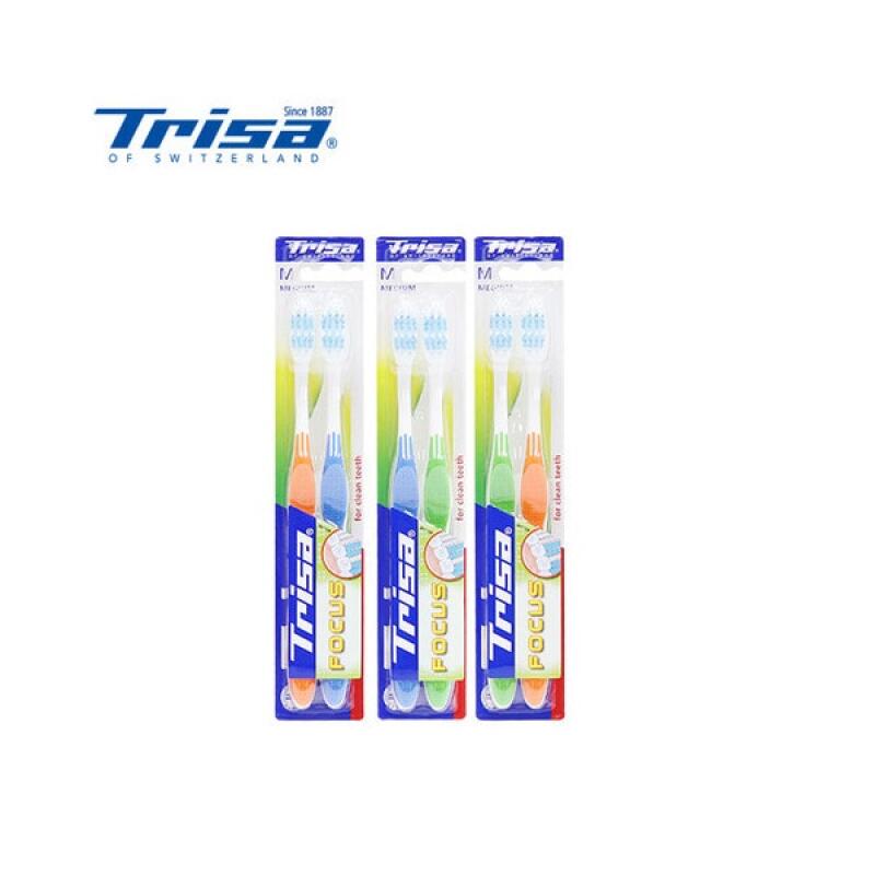 TRISA Focus Toothbrush 1 Pack - 2 pcs 1588 SOFT