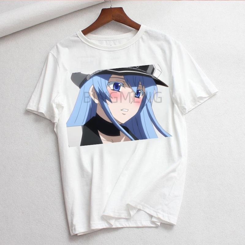 Esdeath Fashion Summer Tops T Shirt Women Tshirt New Tshirt Graphic Tee Cute Women Tshirt Female