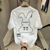 American Trendy Brand Pure Cotton Men'S Printed Short-Sleeved T-Shirt Trendy Men'S And Women'S Casual Round Neck T-Shirt Men'S