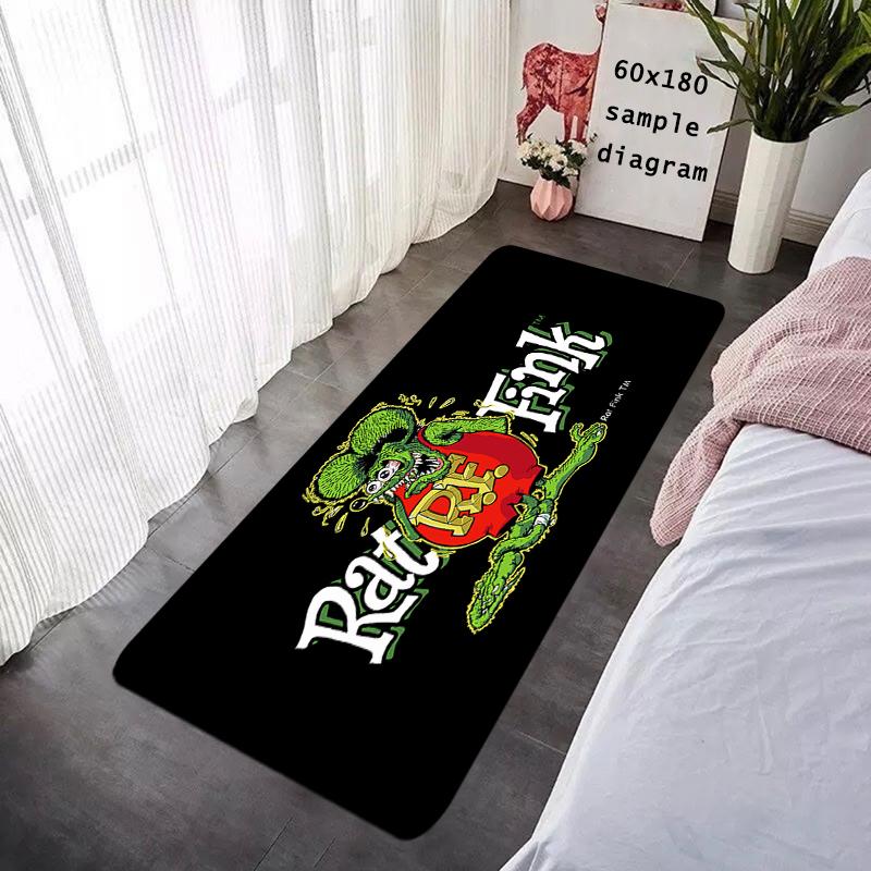 Entrance Doormat Rat Fink Bedside Balcony Rugs Living Room Carpet Foot Mats Bath Rug Floor Mat Ideal Gifts Non-slip House Decor