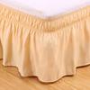 Solid Color Elastic Bed Skirt Suitable for Bedroom Decoration90cm/100cm/150cm/200cm The bed