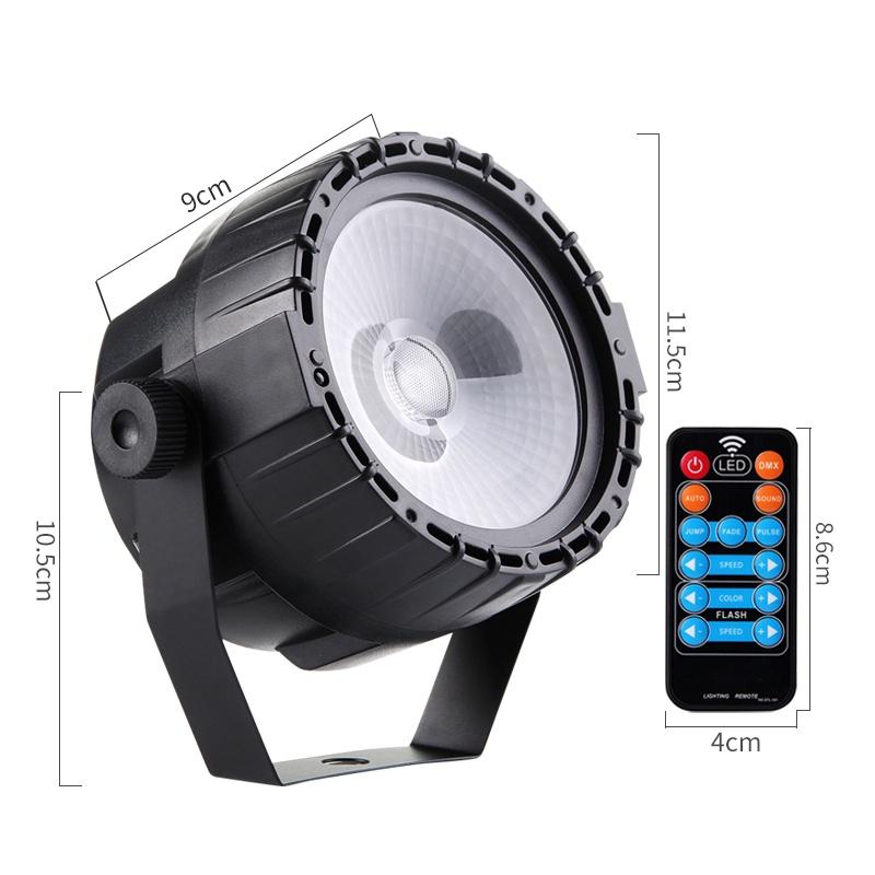 30W LED Stage Light Remote Control RGB + UV Self-propelled/Voice Control/DMX512 For DJ Bar Party Bar